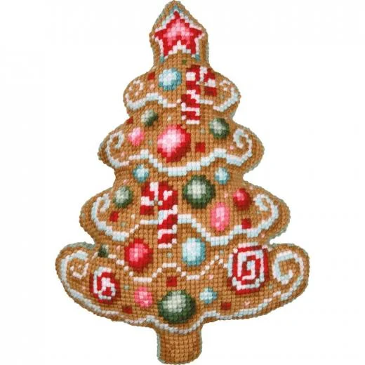 Vervaco - Kreuzstichkissen Weihnachtsbaum