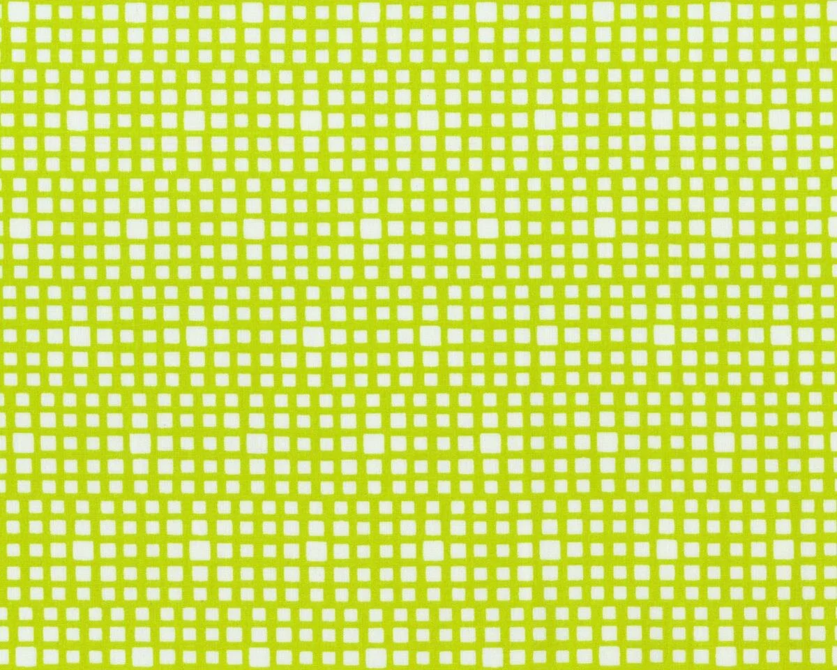 Popeline-Patchworkstoff SQUARED ELEMENTS, Quadrat-Optik, limette, Art Gallery