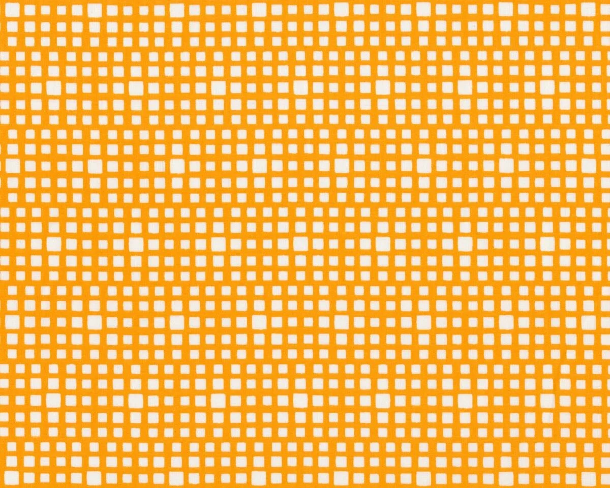 Popeline-Patchworkstoff SQUARED ELEMENTS, Quadrat-Optik, orange, Art Gallery