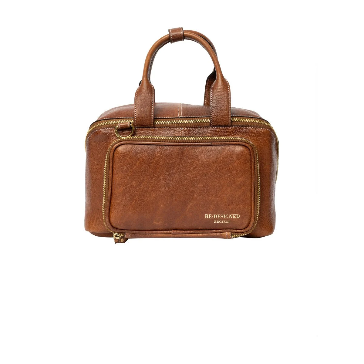 Re:Designed - Ledertasche Project 39 walnut gold