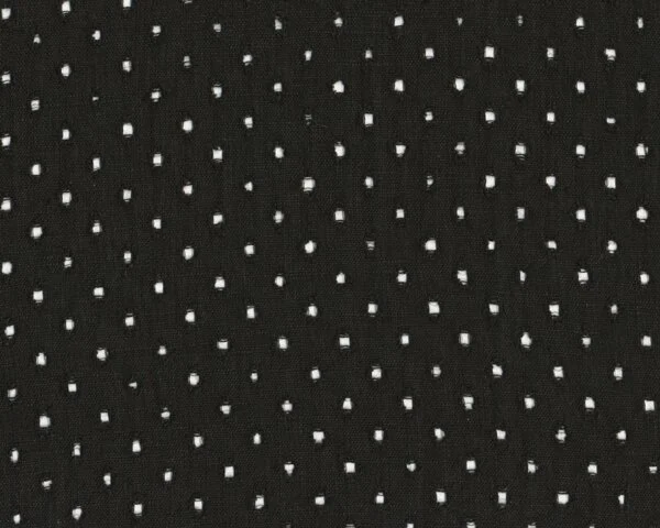 Reinleinen "Lingreen" mit Quadrat-Lochmuster, schwarz
