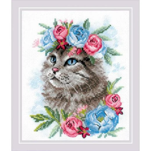 Riolis - Cat in Flowers