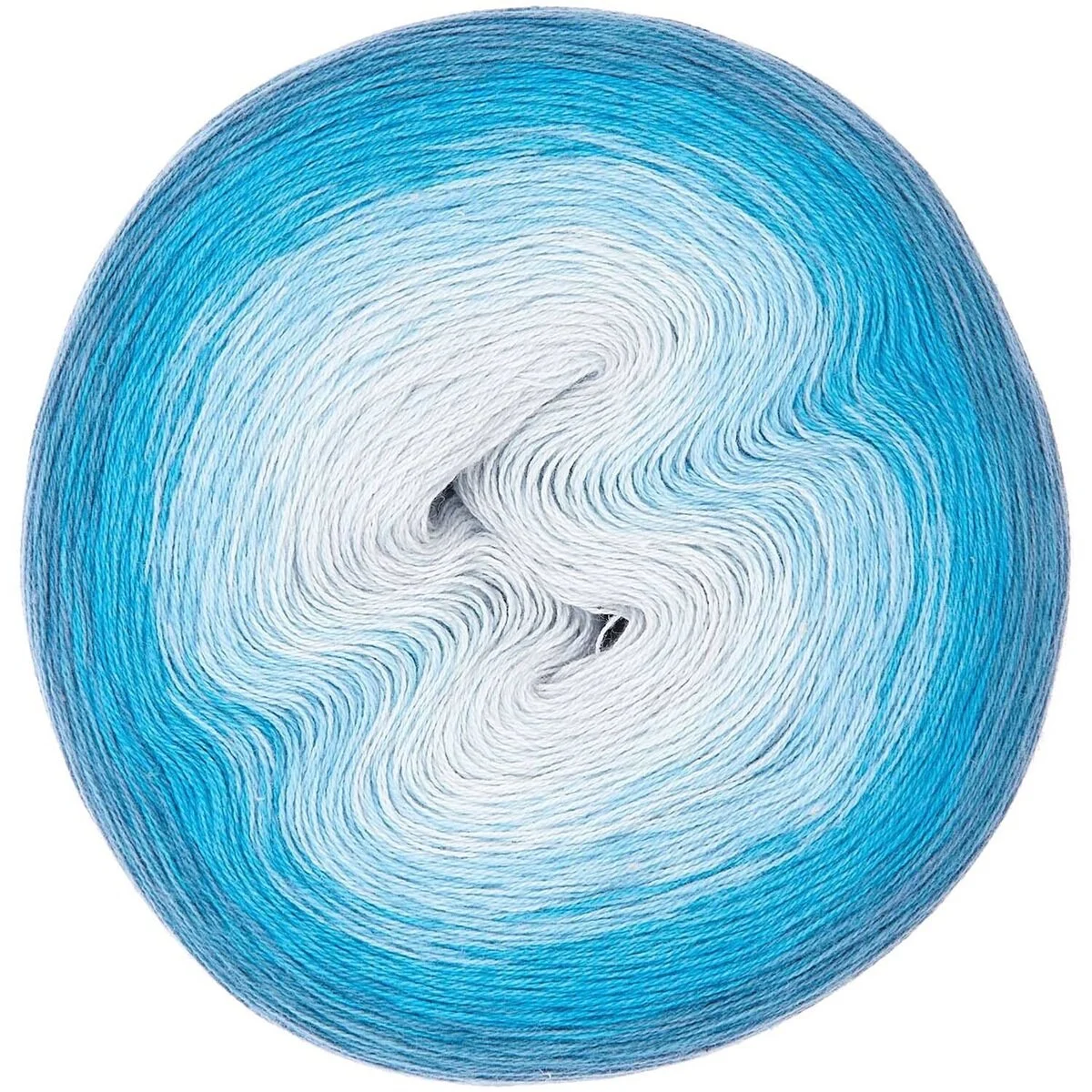 Rico - Creative Cotton Dégradé Lucky 8 0018 aqua