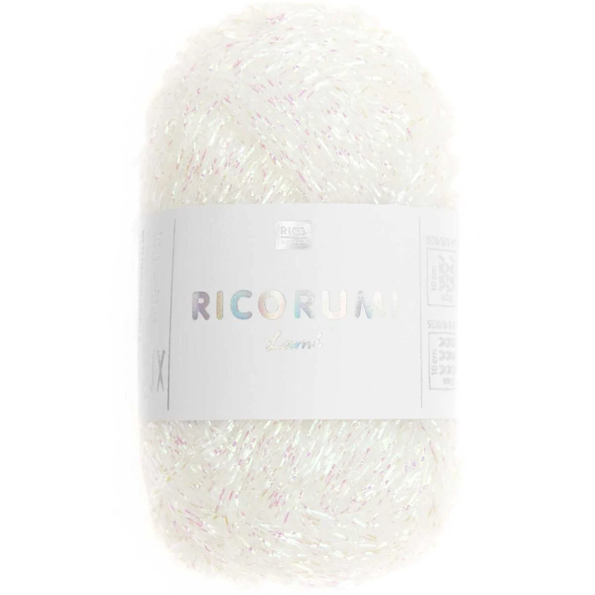 Rico - Ricorumi Lame weiß irisierend