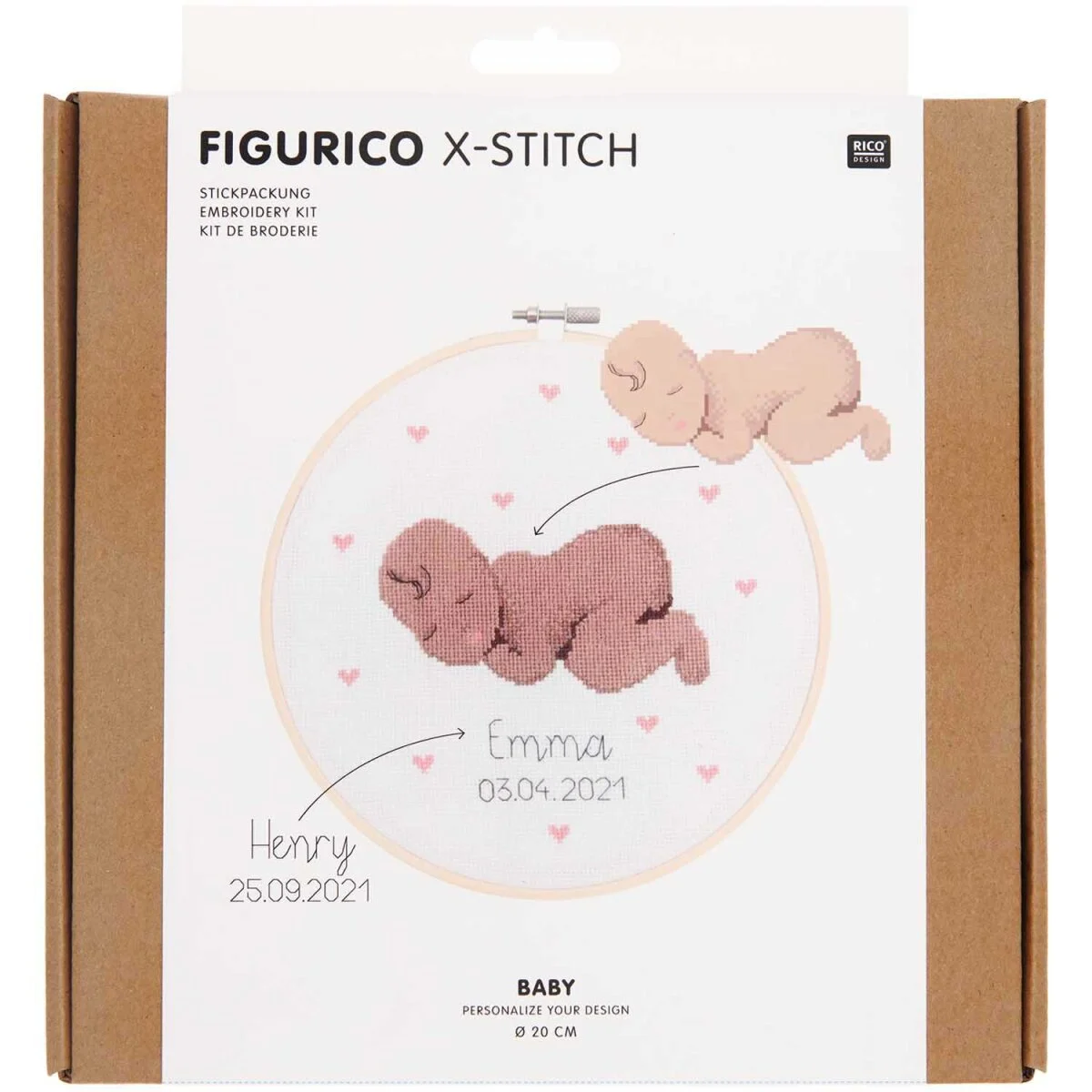 Rico - Stickpackung Figurico Baby