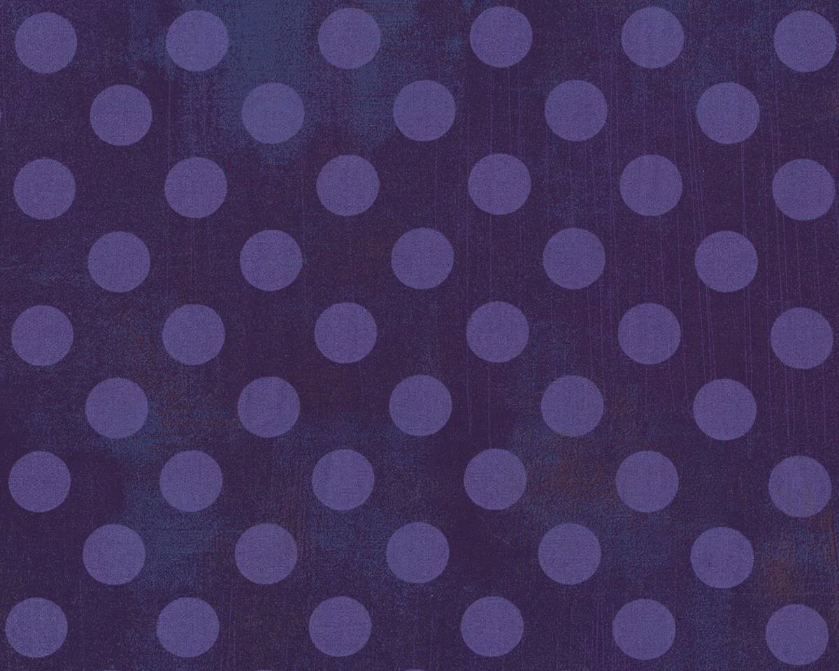Rückseitenstoff HITS THE SPOT, extrabreit, Punkte, pflaume, Moda Fabrics