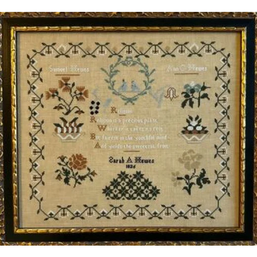 Cross Stitch Antiques - Sarah A. Hewes 1826