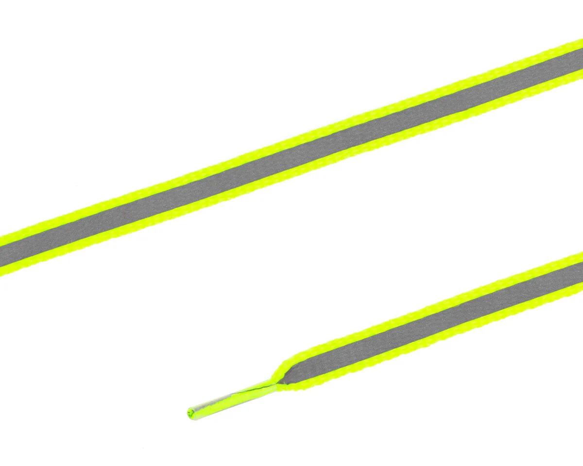 Schnürsenkel Reflex, neongelb-silber, Prym