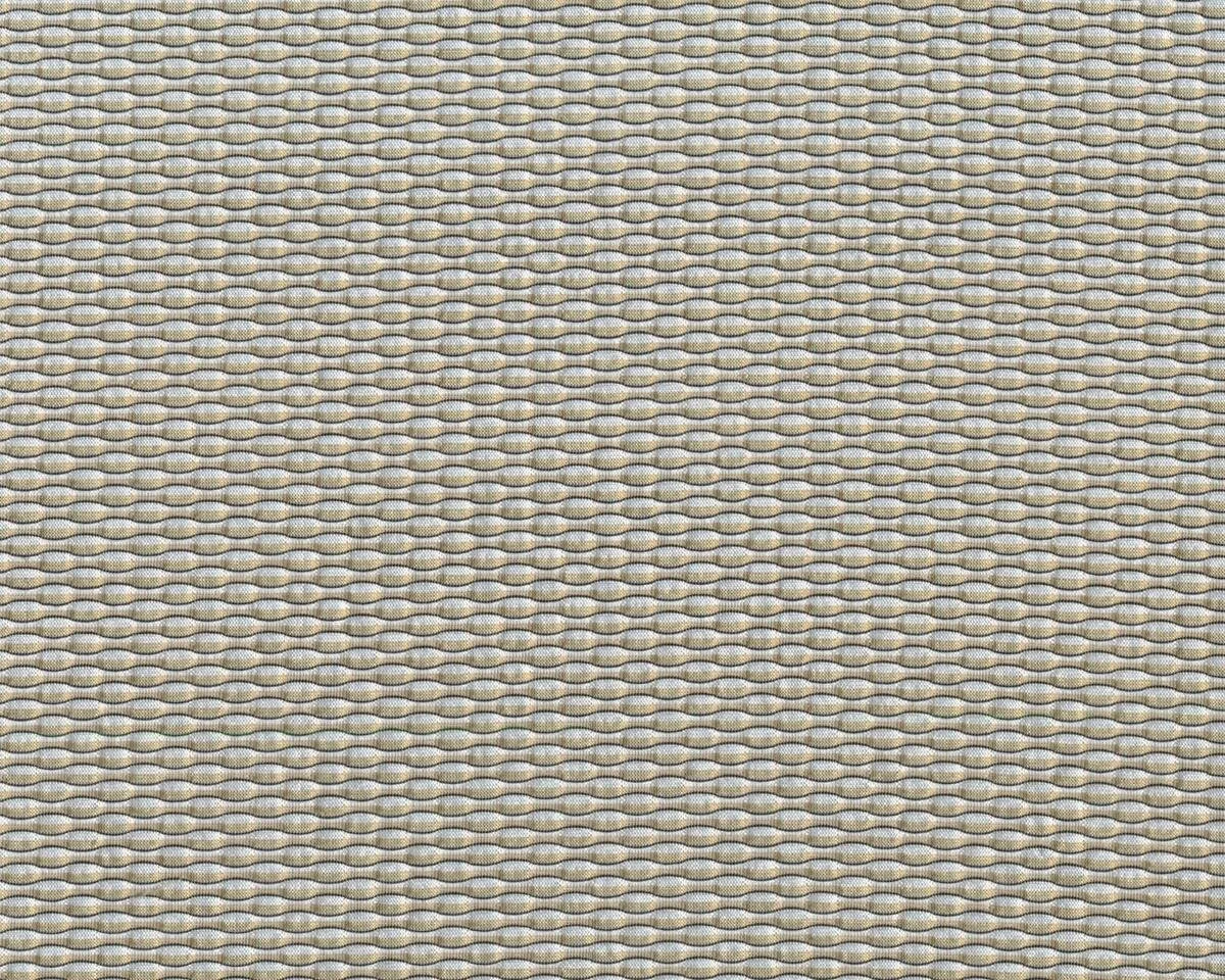 Seiden-Jacquardstoff DREAM, Wellenstreifen, hellbeige