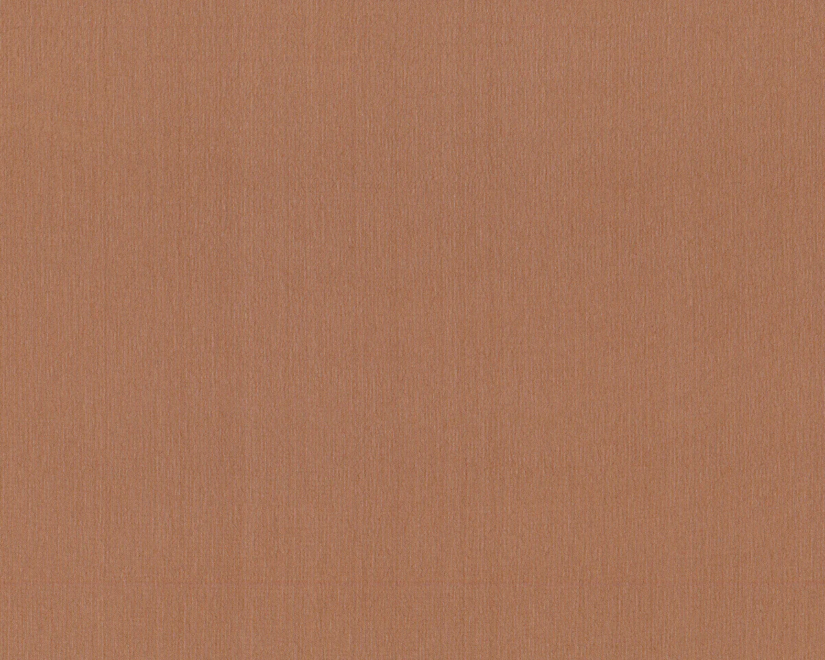 Seidenkrepp-Chiffon CESAR,einfarbig, rotbraun
