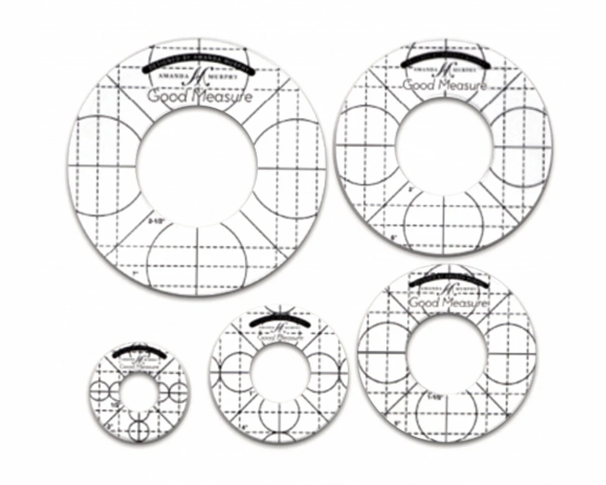 Set Quiltlineale EVERY CIRCLE für Ruler Work, Amanda Murphy