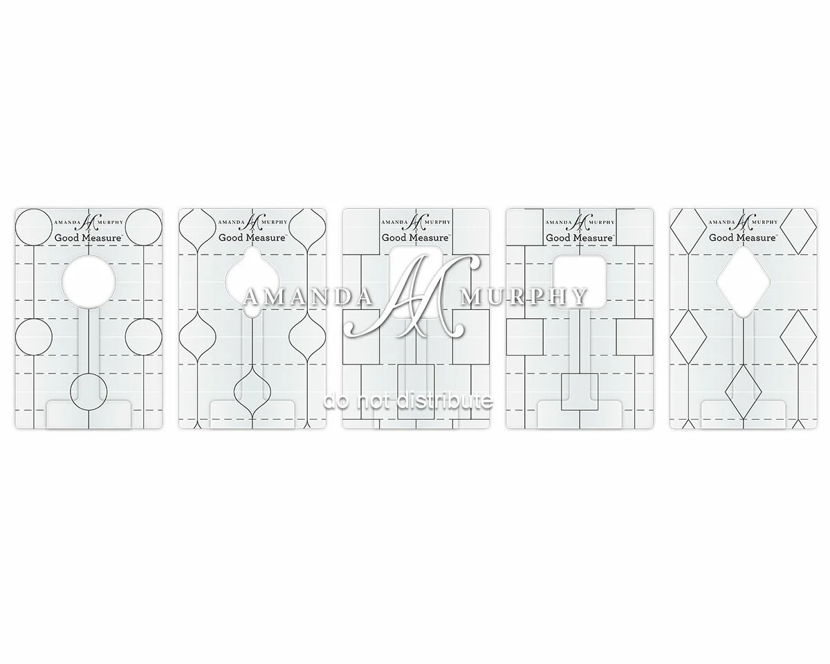 Set Quiltlineale EVERY MINI-LOLLIPOP für Ruler Work, Amanda Murphy