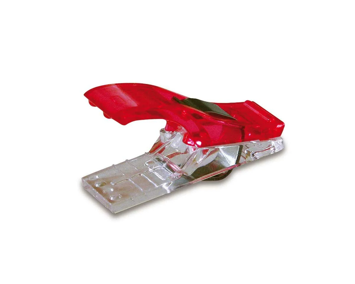 Stoffklammern Wonder Clips, rot, Clover