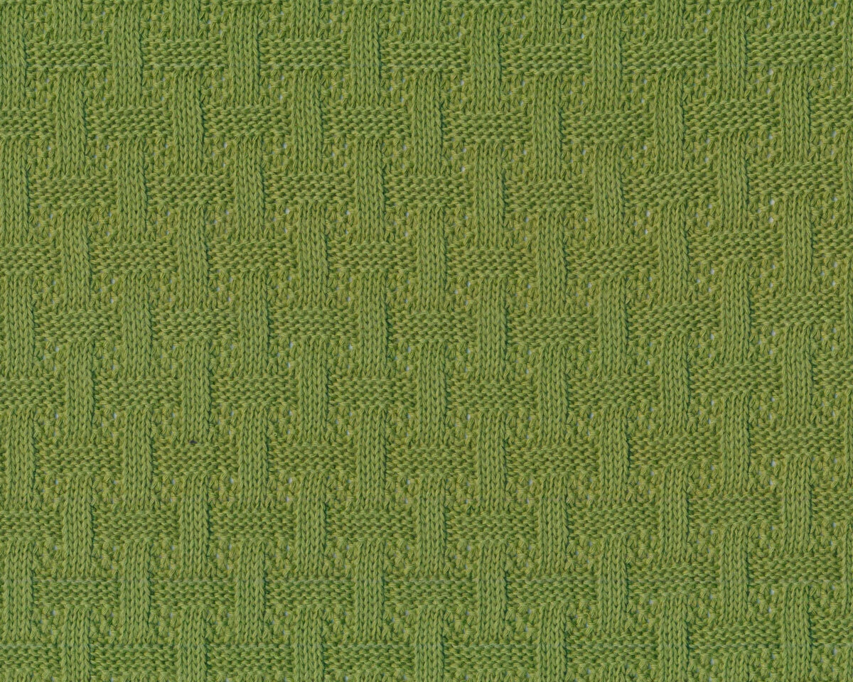 Strickstoff WOVEN KNITTY, Flechtstreifen, olivgrün, Albstoffe