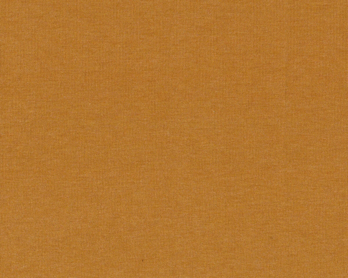 Sweatstoff French Terry MAIKE MELANGE, goldbraun