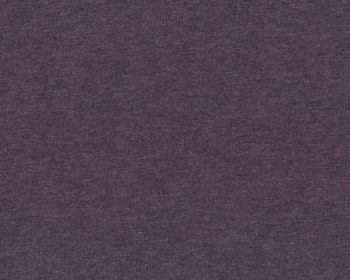 Sweatstoff French Terry MAIKE MELANGE, lilagrau