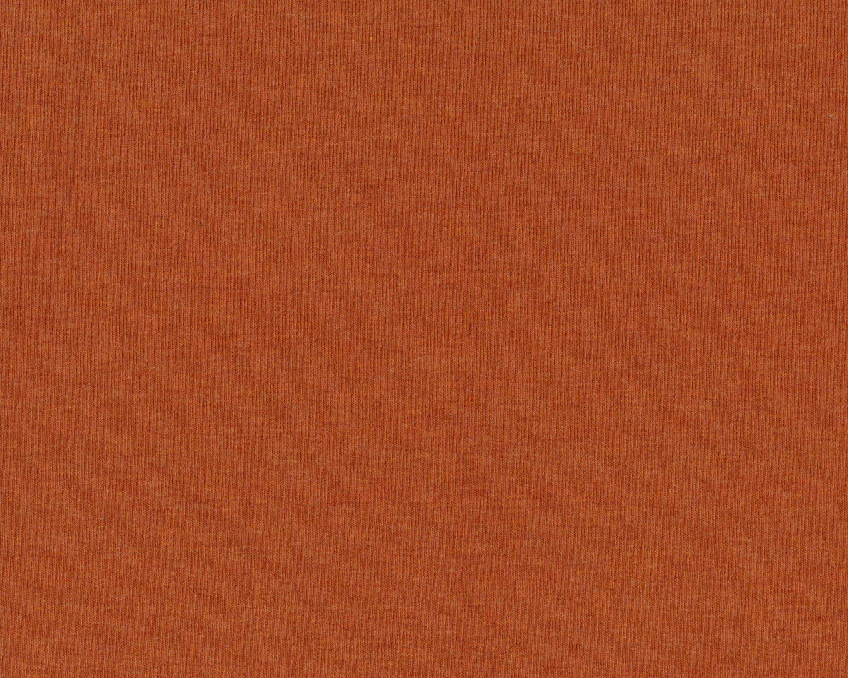 Sweatstoff French Terry MAIKE MELANGE, terracotta