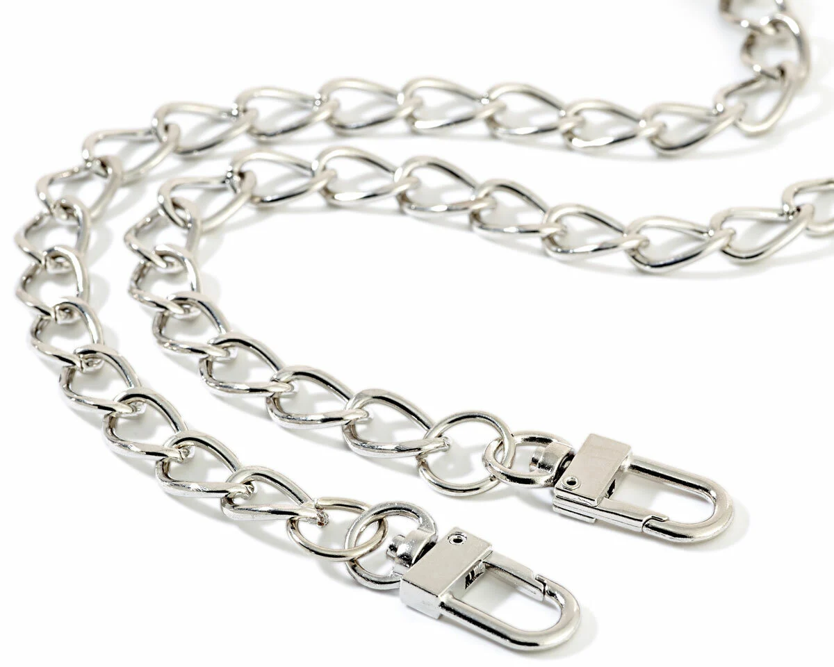 Taschengriff MIA, Metallkette 70 cm, silber