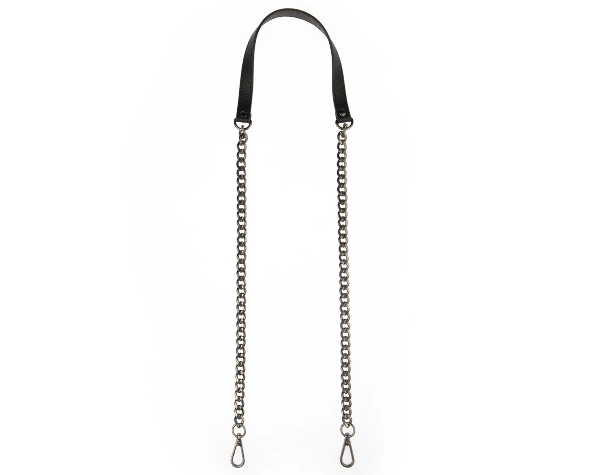 Taschenkette MADONNA, gunmetall-schwarz, Prym