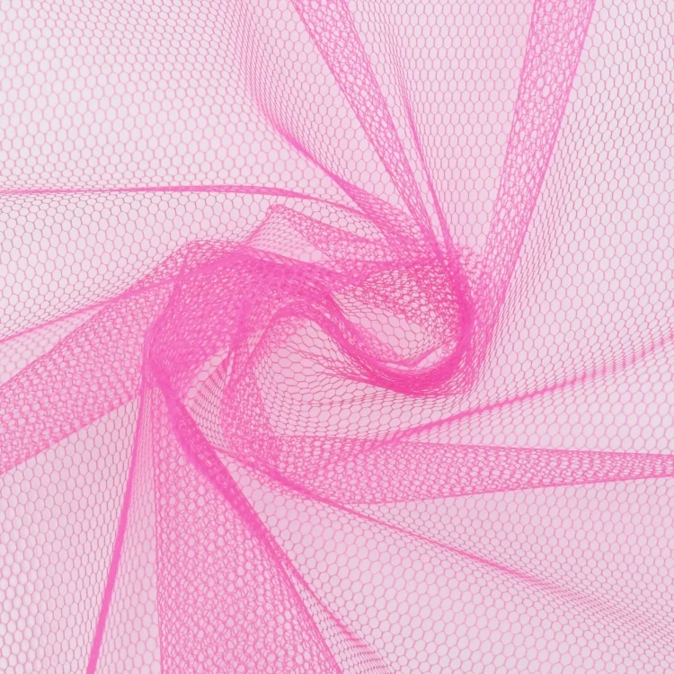 Tüll uni, magenta
