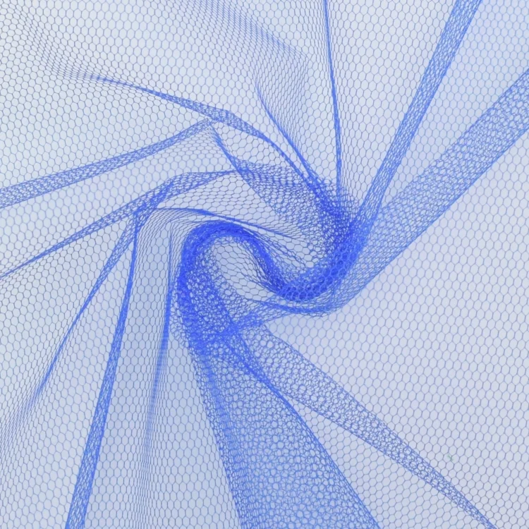 Tüll uni, royalblau