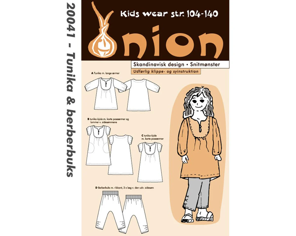 Tunika und Berberhose, Schnittmuster ONION 20041