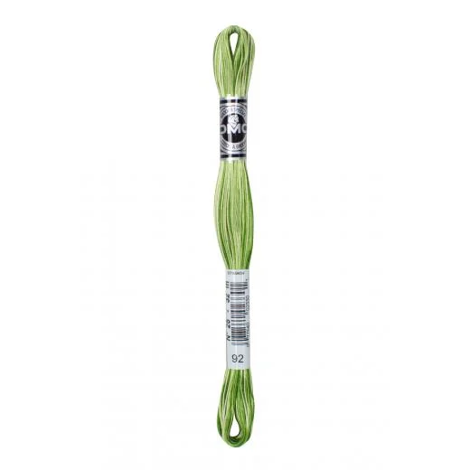 DMC Vierfachgarn Stärke 25 - 92 avocado multicolor