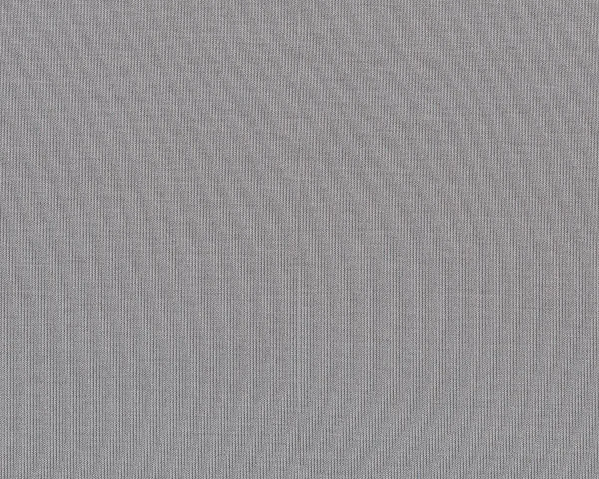 Viskose-Jersey PREMIUM einfarbig, grau, Hilco