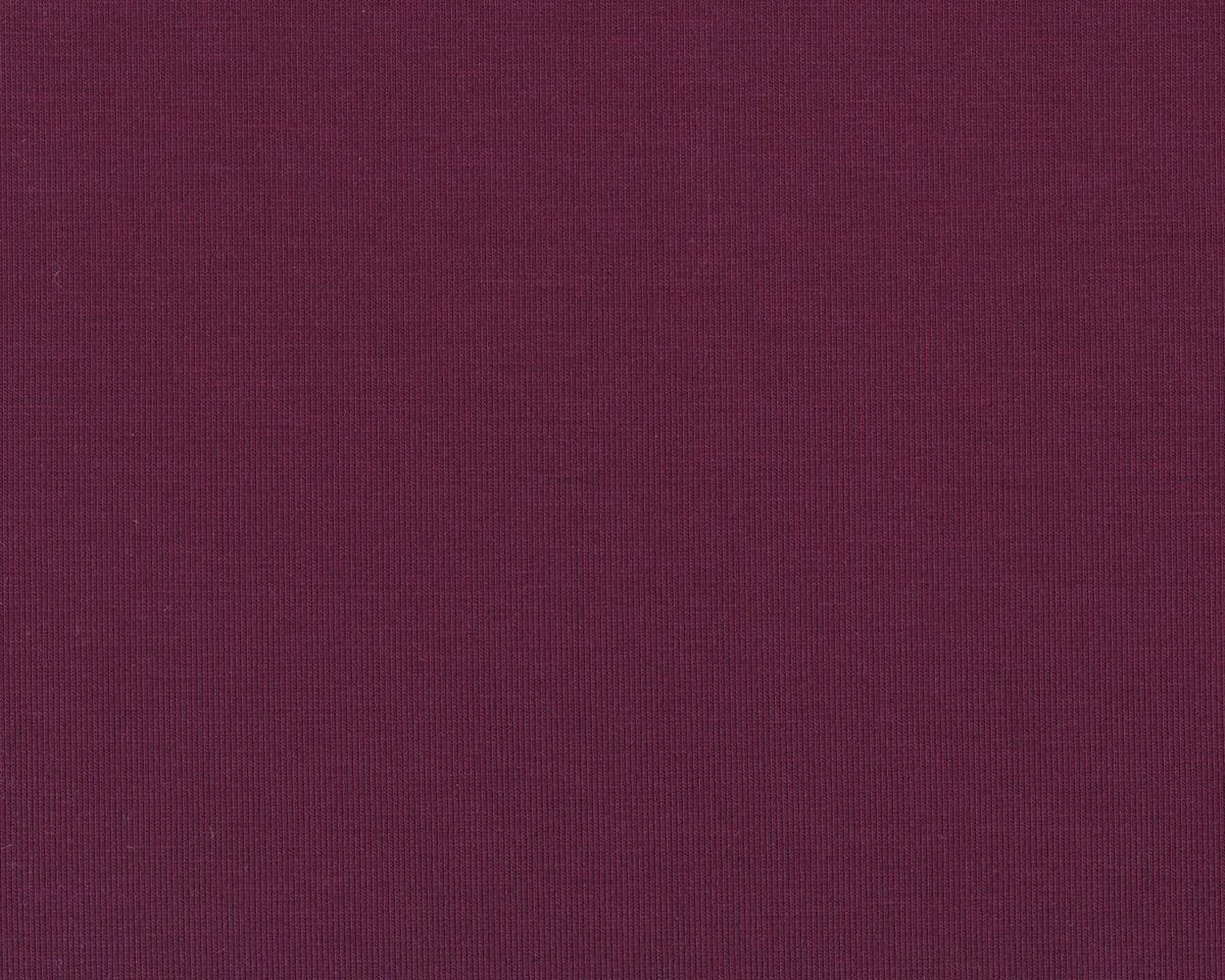 Viskose-Jersey PREMIUM einfarbig, helles aubergine, Hilco