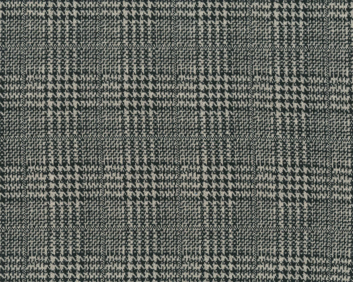 Viskose-Strickstoff DOUBLEFACE, Glencheck, natur