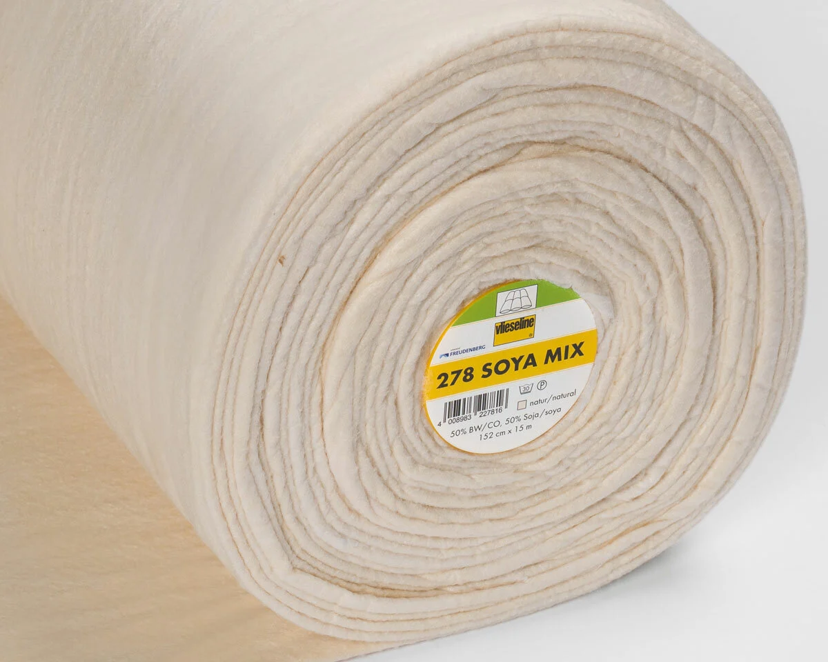 Volumenvlies 278 SOYA MIX mit Baumwolle, Vlieseline