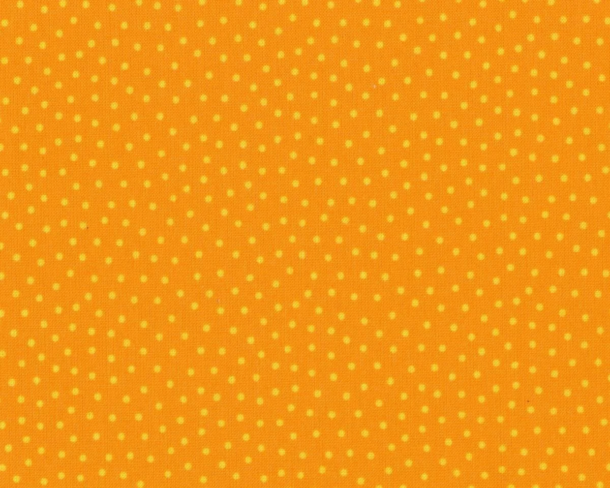Westfalenstoff JUNGE LINIE, kleine Punkte, orange-gelb