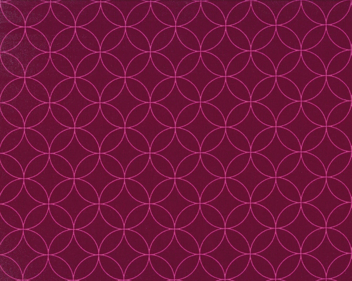 Westfalenstoffe KOPENHAGEN, Kreuz-Kreise, fuchsia