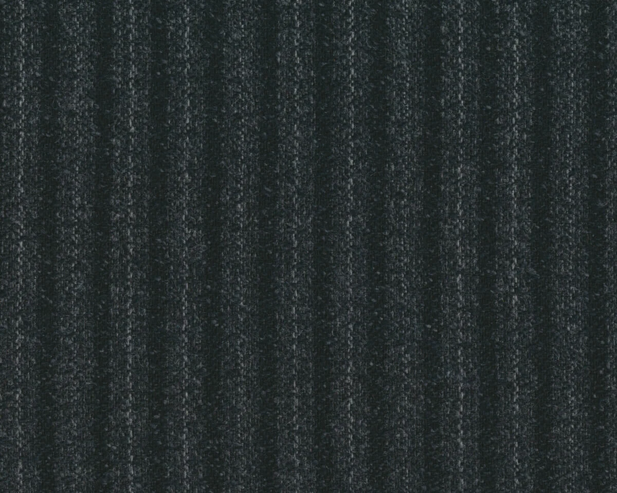 Wollstoff ALBERT, Streifen-Design, schwarz-dunkelgrau