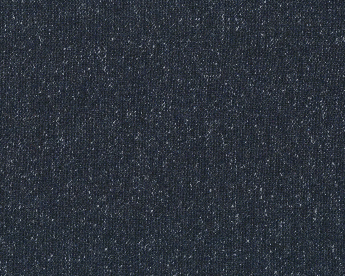 Wollstoff mit Seide, Tweed CARDIFF, blaugrau meliert, Hilco