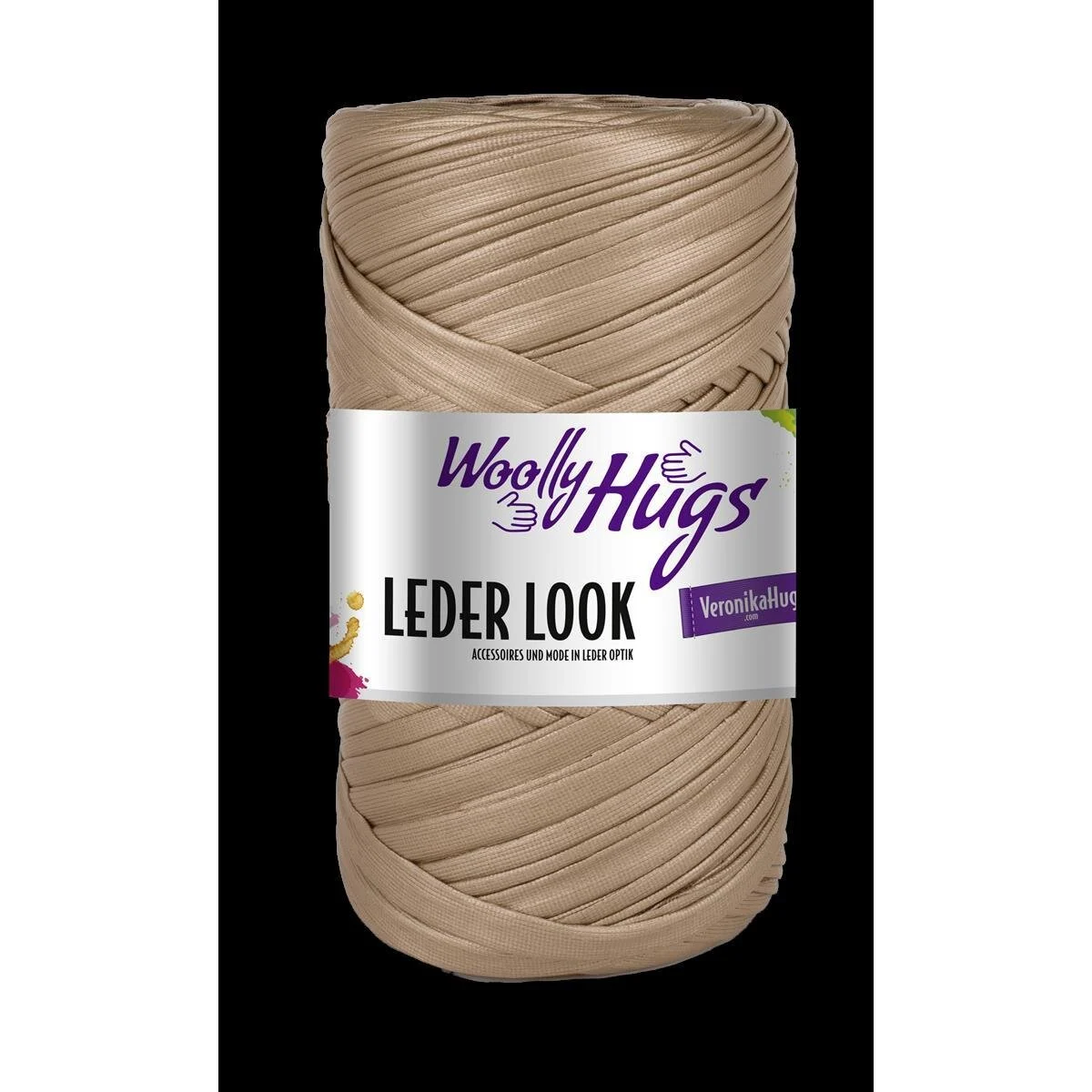 Woolly Hugs - Leder Look 0017 coffee