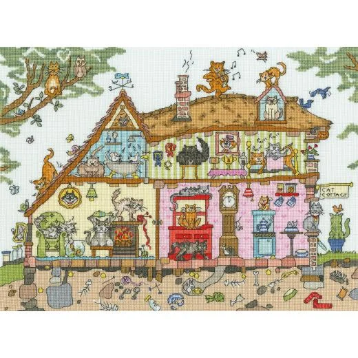 Bothy Threads - Cut Thru' Cat Cottage