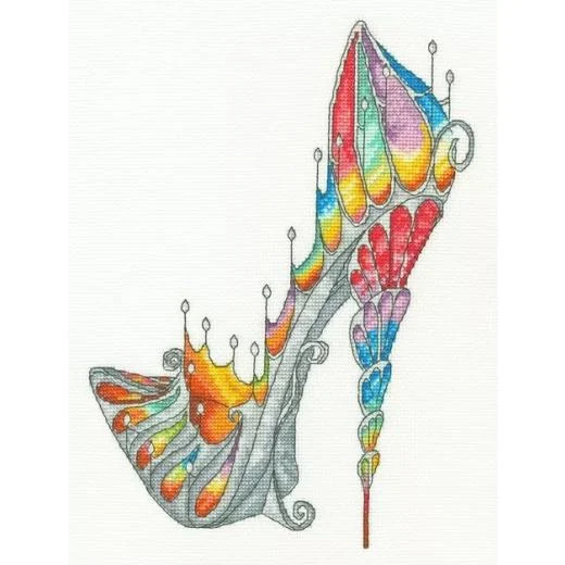 Bothy Threads - Sally King - Stained Glass Slipper