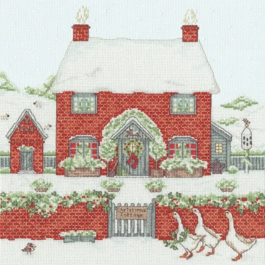 Bothy Threads - Sally Swannell - Christmas Cottage