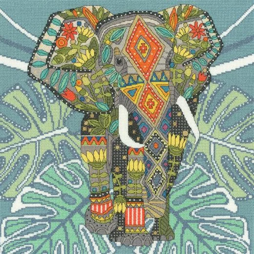 Bothy Threads - Sharon Turner - Jewelled Elephant