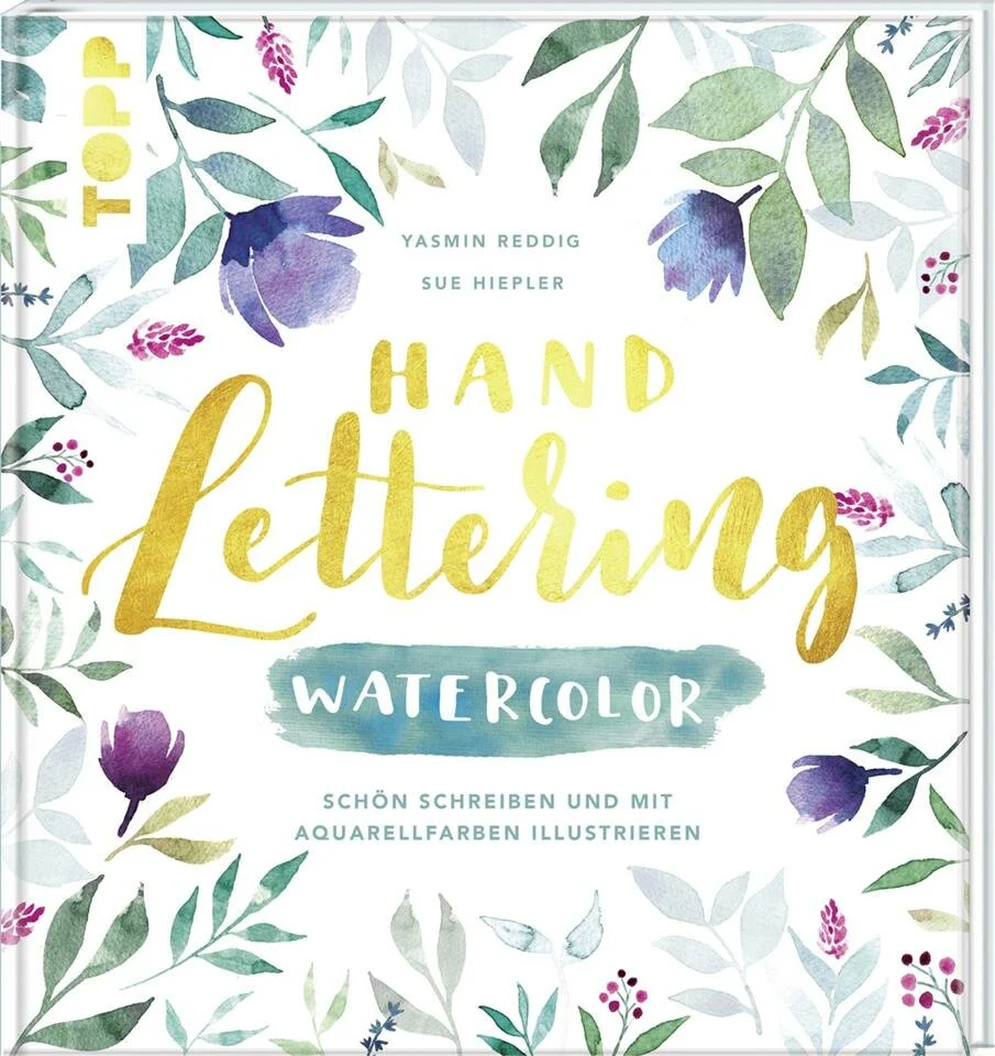 Zeichenbuch: Handlettering Watercolor, TOPP