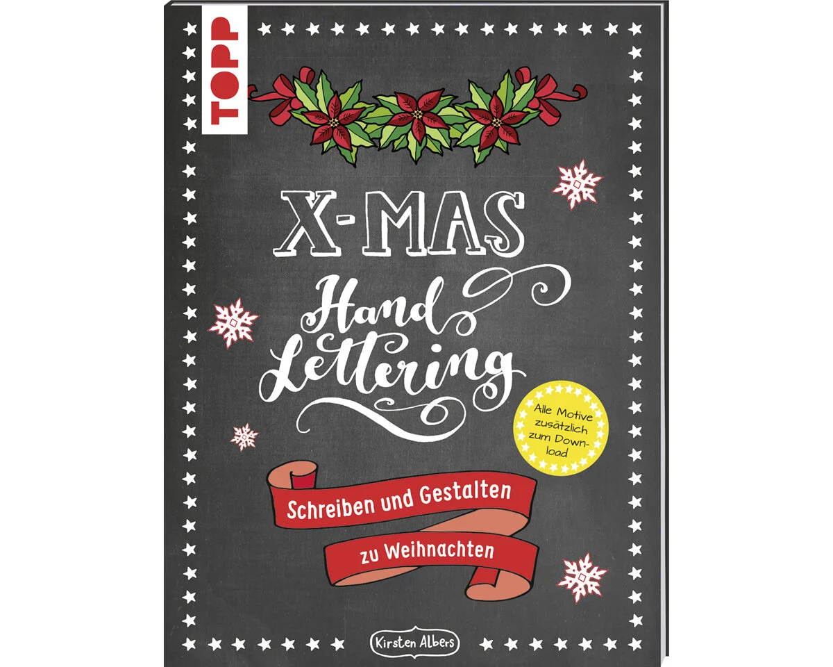 Zeichenmappe: X-Mas Handlettering,TOPP