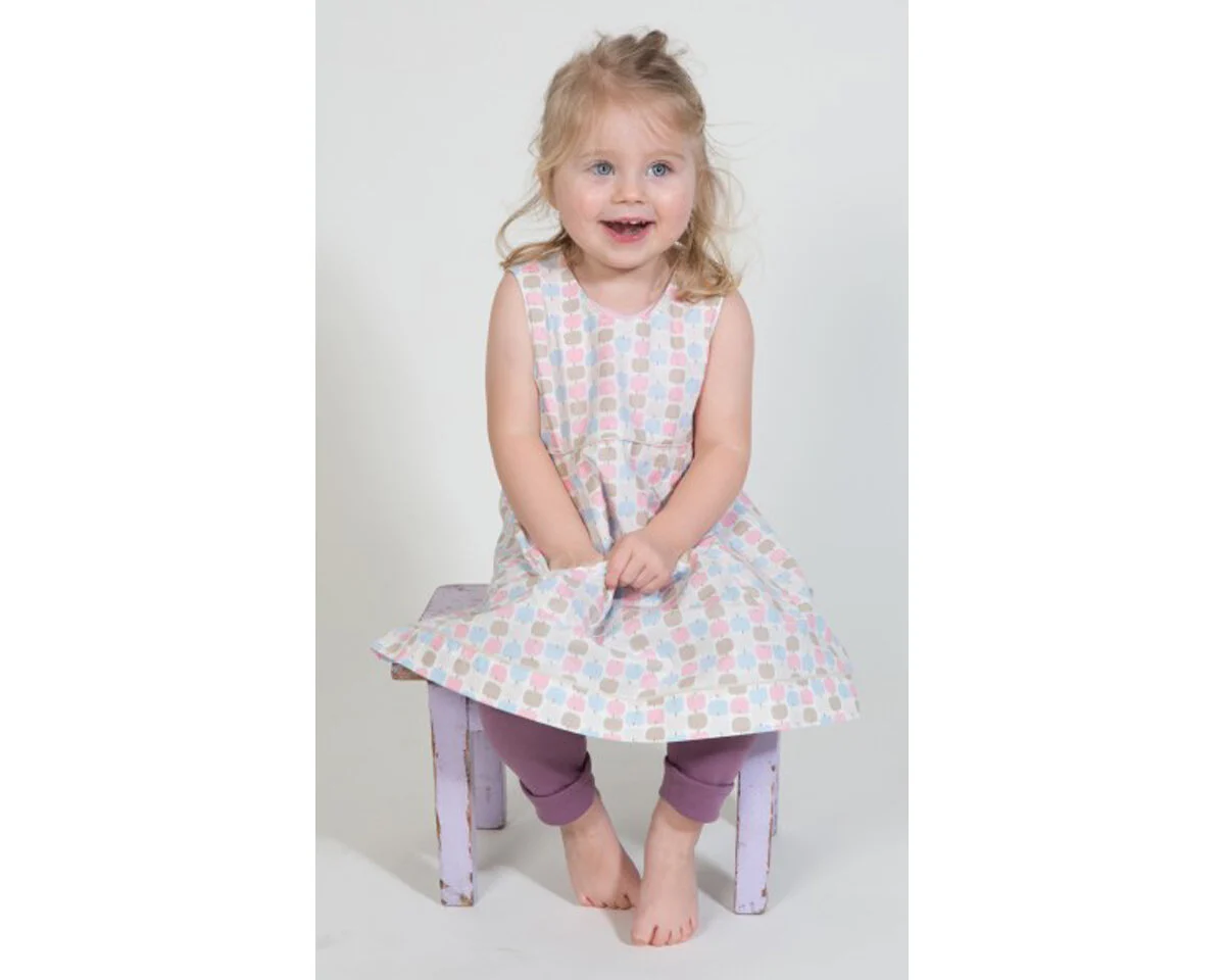 Zwischenmass Schnittmuster KINDER-KLEID